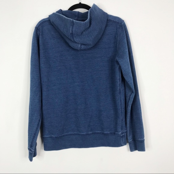 Theory Danen Psh Hoodie Sweatshirt Denim Terry M - Picture 2 of 9